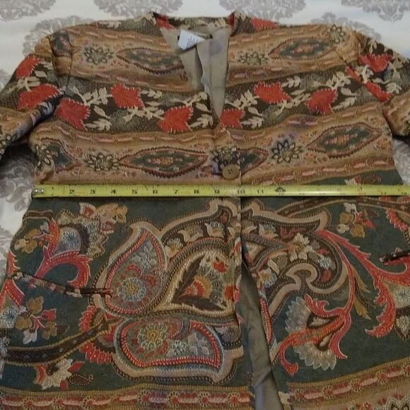 Silk Southwest Print Blazer - Picture 11 of 11